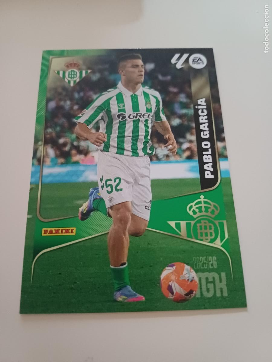 Cromos de F&uacute;tbol: 104 - Pablo Garc&iacute;a - Betis