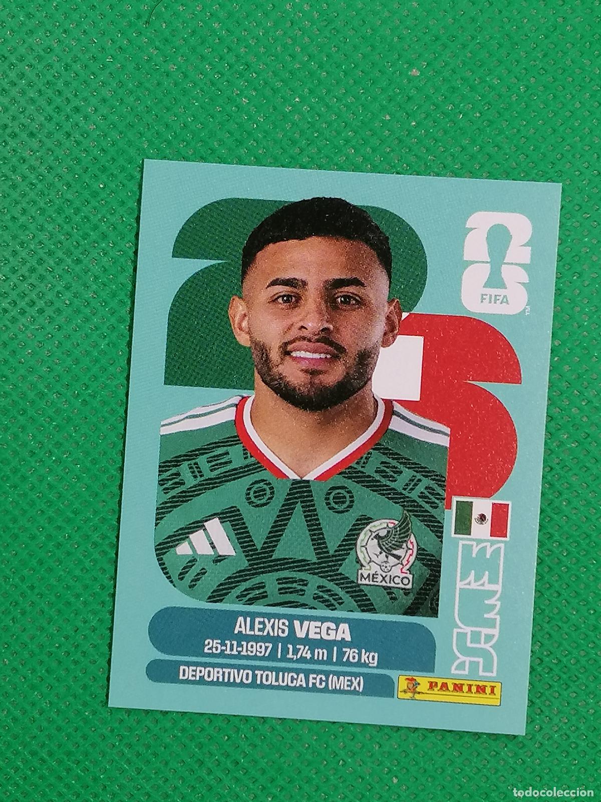 Cromos de F&uacute;tbol: MEX 18 MEX18 ALEXIS VEGA MEXICO ⚽ PANINI FIFA MUNDIAL WORLD CUP 26 2026 STICKER ⚽