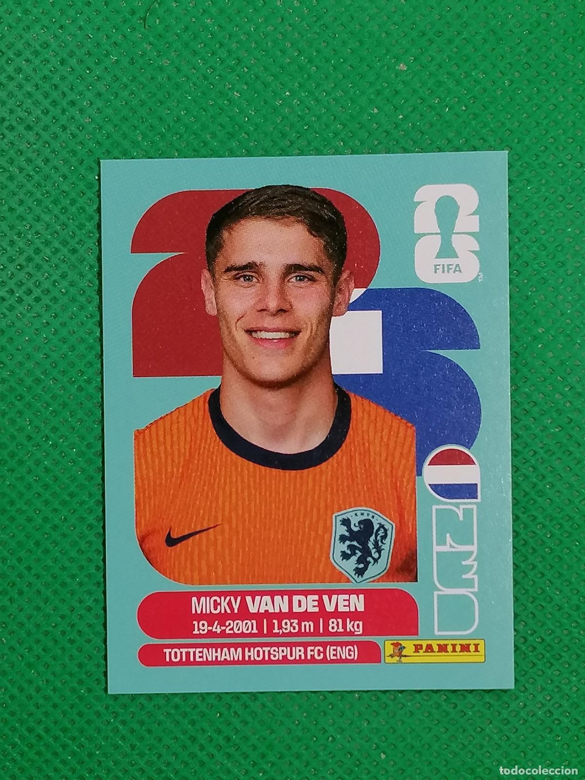 Cromos de F&uacute;tbol: NED 4 NED4 MICKY VAN DE VEN HOLANDA ⚽ PANINI FIFA MUNDIAL WORLD CUP 26 2026 STICKER ⚽