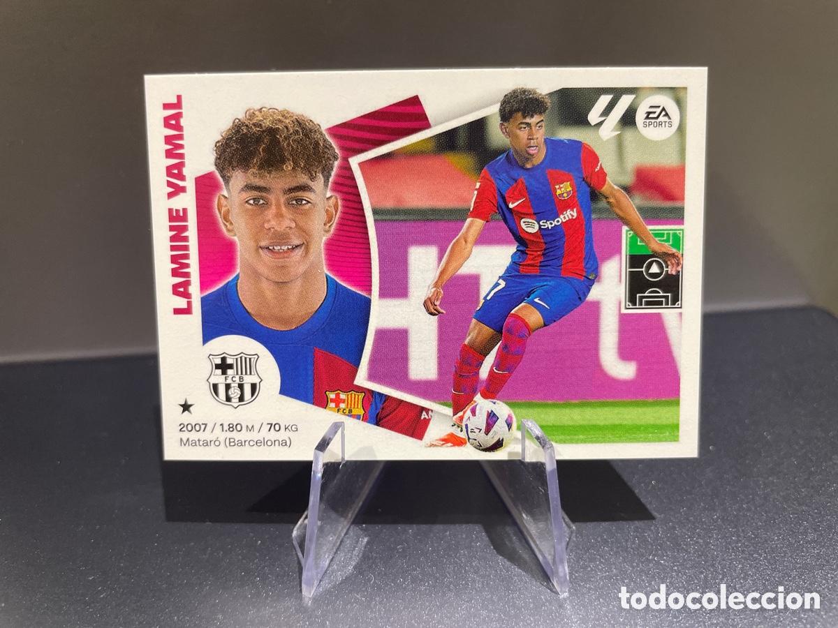 Cromos de F&uacute;tbol: Lamine Yamal 20 Liga Este 2024-25 Panini FC Barcelona