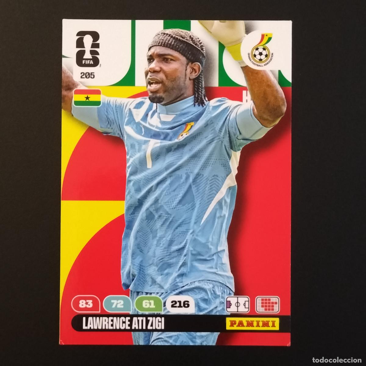 Cromos de F&uacute;tbol: 205 LAWRENCE ATI ZIGI GHANA CROMOS ADRENALYN XL MUNDIAL 26 2026 FIFA WORLD CUP PANINI