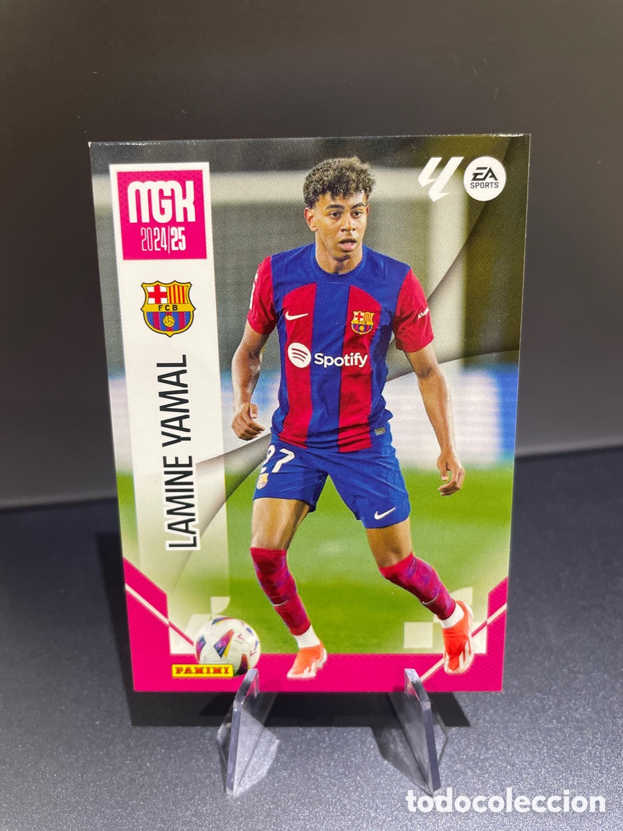 Cromos de F&uacute;tbol: Lamine Yamal 89 MGK 2024-25 Panini Megacracks FC Barcelona