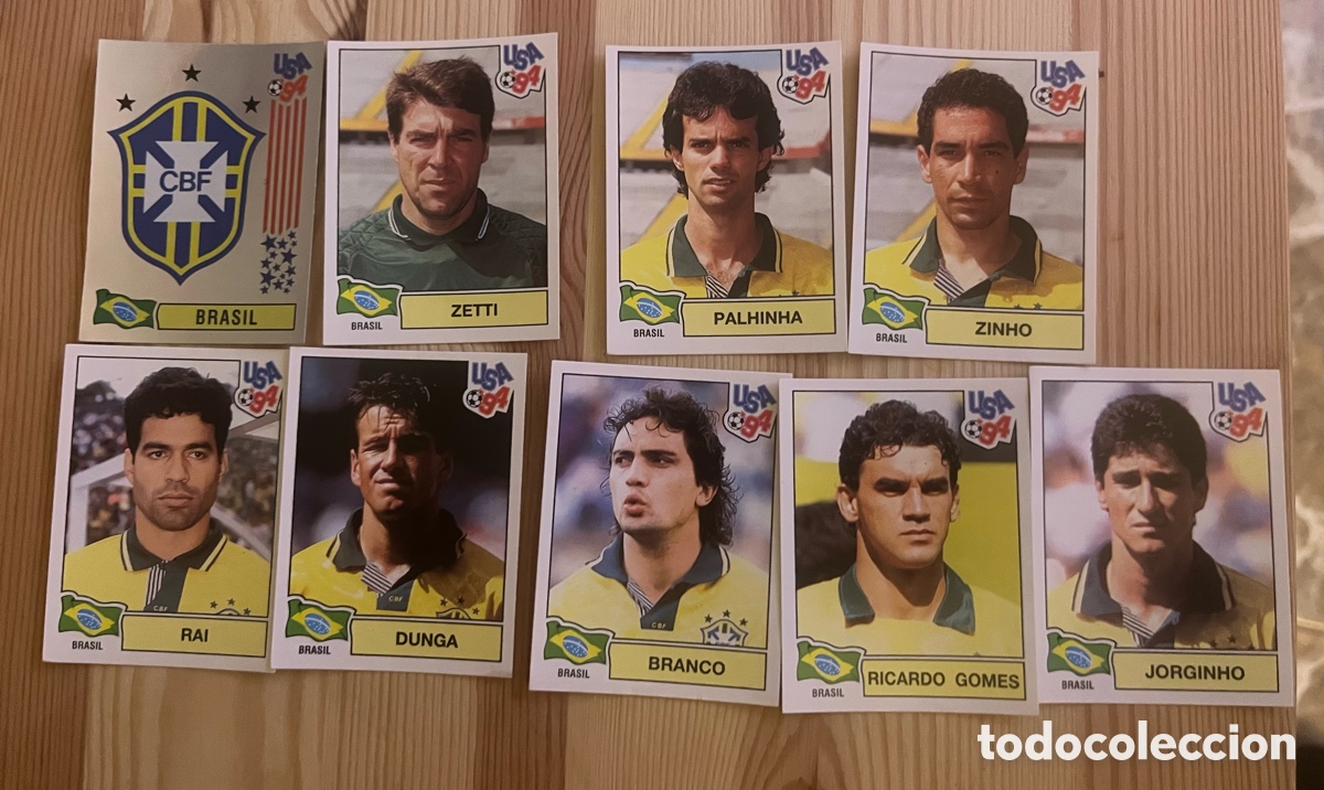 Cromos de F&uacute;tbol: Cromos Mundial USA 94 Panini brasil argentina