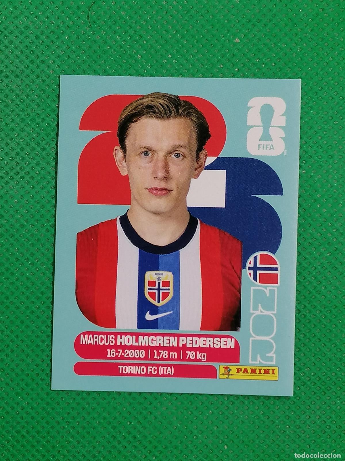 Cromos de F&uacute;tbol: NOR 6 NOR6 MARCUS HOLMGREN PEDERSEN NORUEGO ⚽ PANINI FIFA MUNDIAL WORLD CUP 26 2026 STICKER ⚽