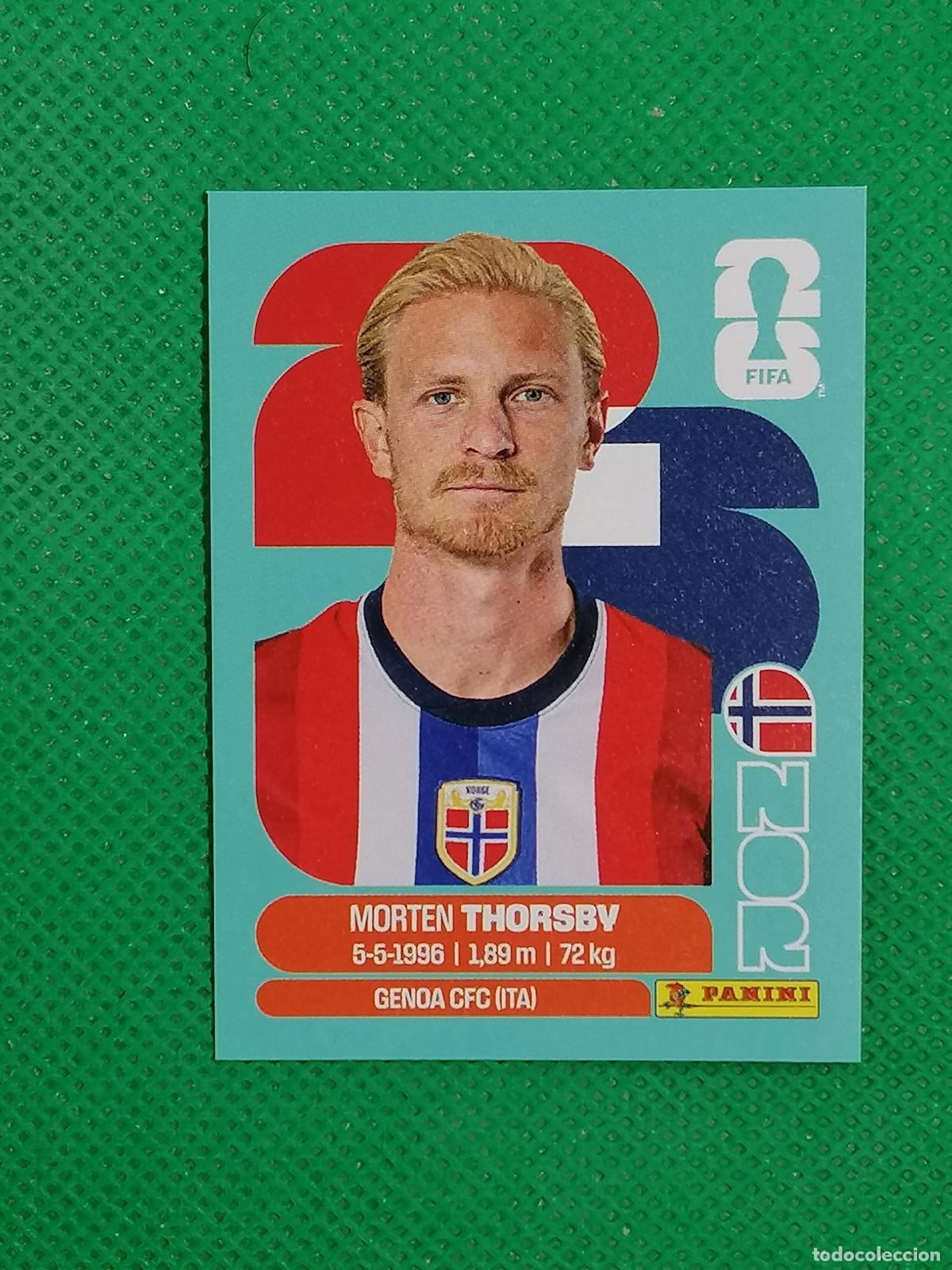 Football Stickers: NOR 9 NOR9 MORTEN THORSBY NORUEGA ⚽ PANINI FIFA MUNDIAL WORLD CUP 26 2026 STICKER ⚽
