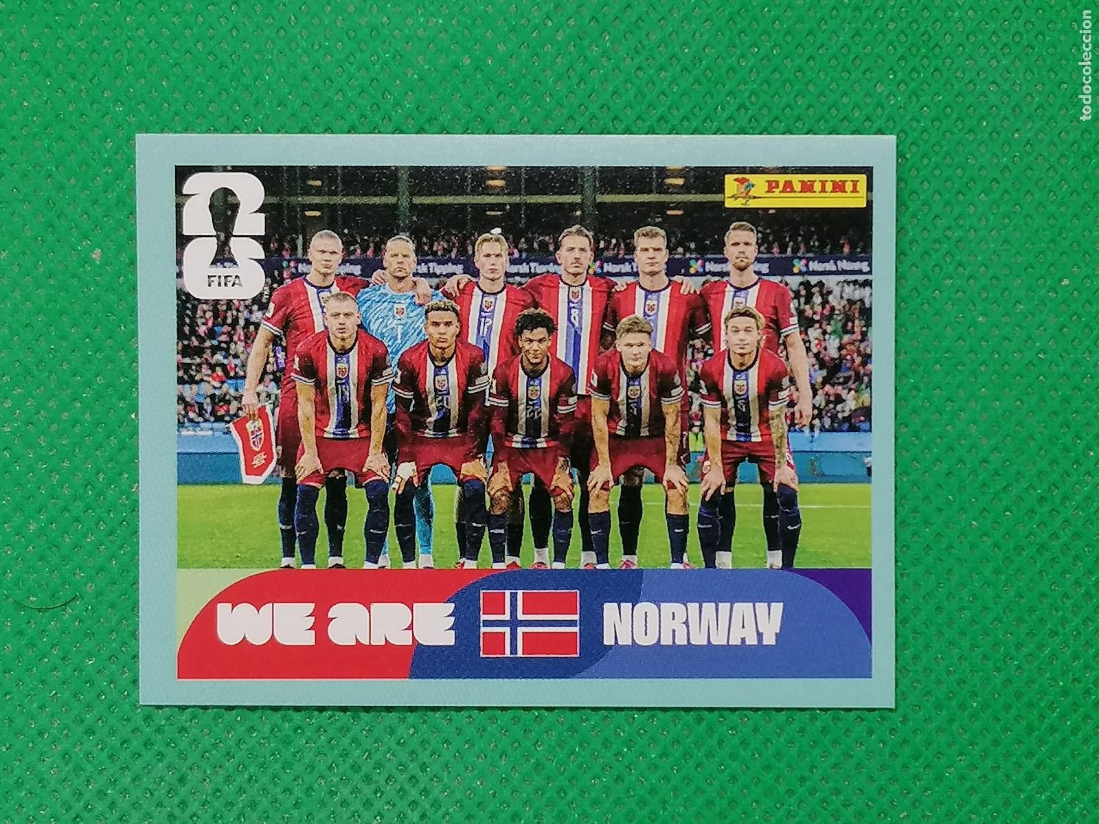 Cromos de F&uacute;tbol: NOR 13 NOR13 PLANTILLA NORUEGA ⚽ PANINI FIFA MUNDIAL WORLD CUP 26 2026 STICKER ⚽