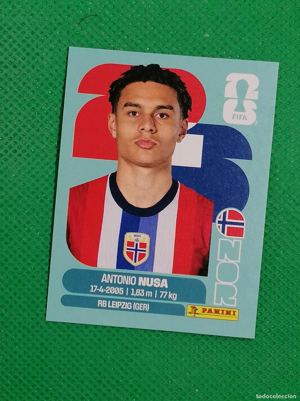 Cromos de F&uacute;tbol: NOR 19 NOR19 ANTONIO NUSA NORUEGA ⚽ PANINI FIFA MUNDIAL WORLD CUP 26 2026 STICKER ⚽