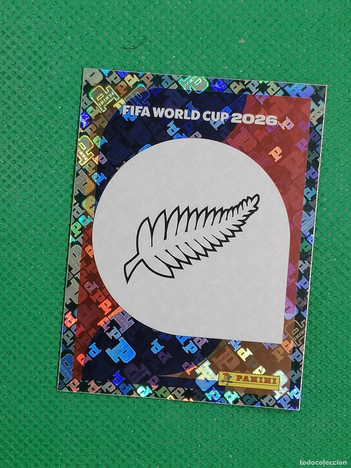Cromos de F&uacute;tbol: NZL 1 NZL1 ESCUDO NUEVA ZELANDA ⚽ PANINI FIFA MUNDIAL WORLD CUP 26 2026 STICKER ⚽