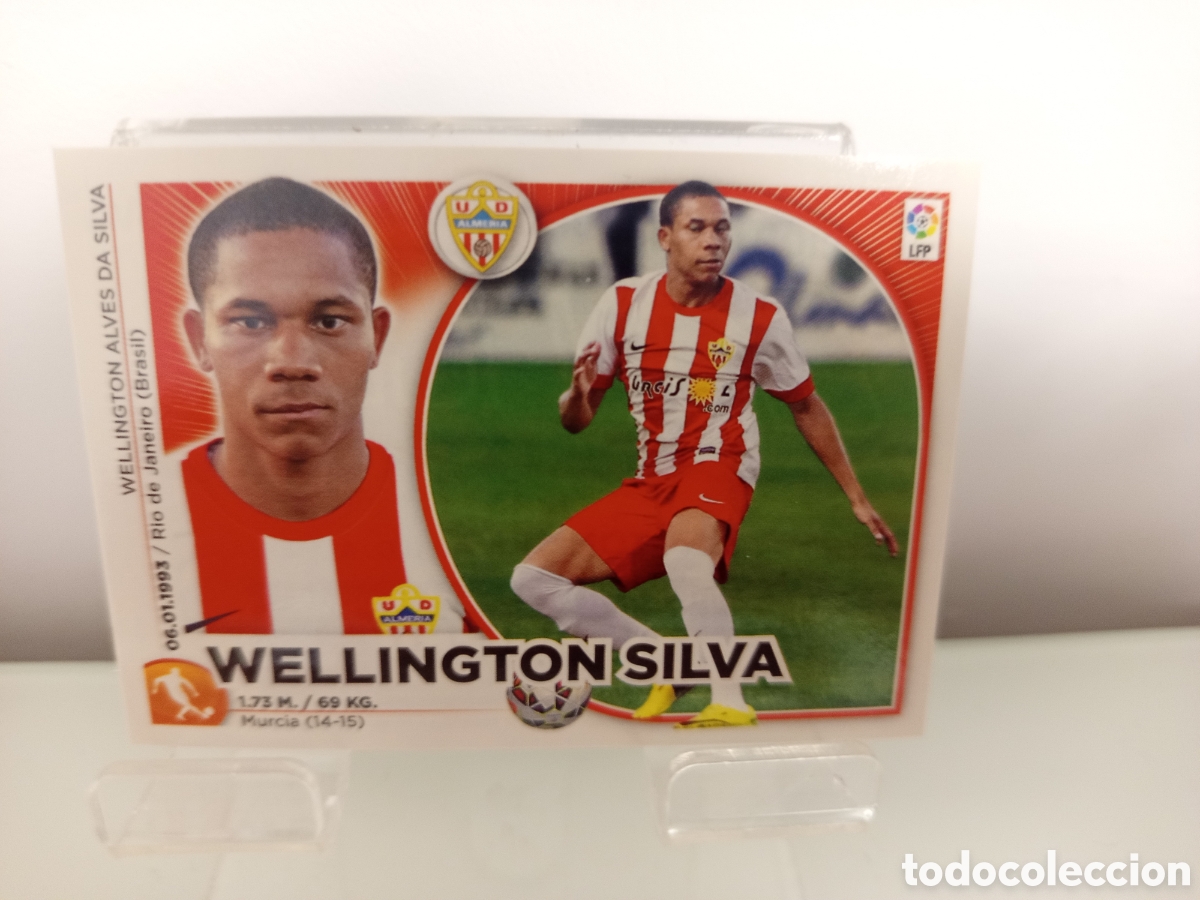 Cromos de F&uacute;tbol: ❇️ CROMO ⚽ WELLINGTON SILVA ALMER&Iacute;A 14 15 2014 2015 ESTE PANINI SIN PEGAR ❇️