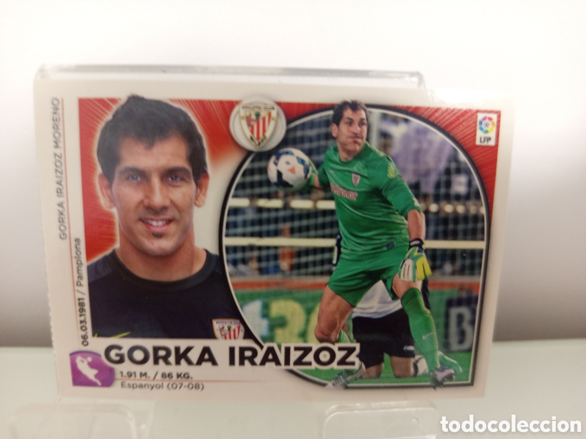 Cromos de Futebol: ❇️ CROMO ⚽ GORKA IRAIZOZ ATHLETIC DE BILBAO 14 15 2014 2015 ESTE PANINI SIN PEGAR ❇️