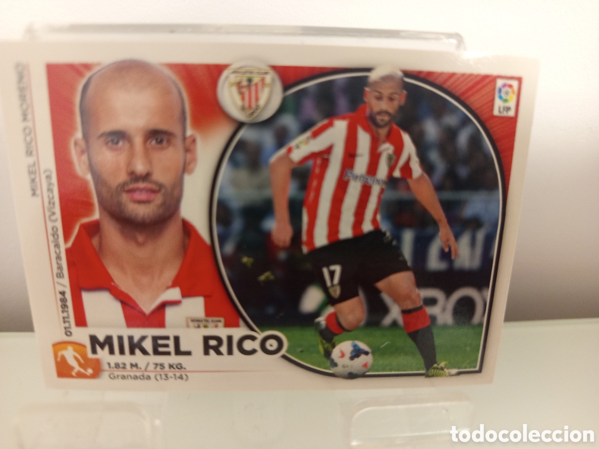 Fu&szlig;ball-Sticker: ❇️ CROMO ⚽ MIKEL RICO ATHLETIC DE BILBAO 14 15 2014 2015 ESTE PANINI SIN PEGAR ❇️
