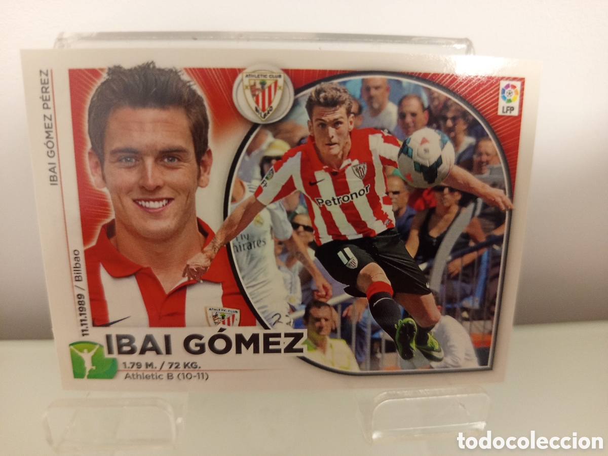Cromos de F&uacute;tbol: ❇️ CROMO ⚽ IBAI G&Oacute;MEZ ATHLETIC DE BILBAO 14 15 2014 2015 ESTE PANINI SIN PEGAR ❇️
