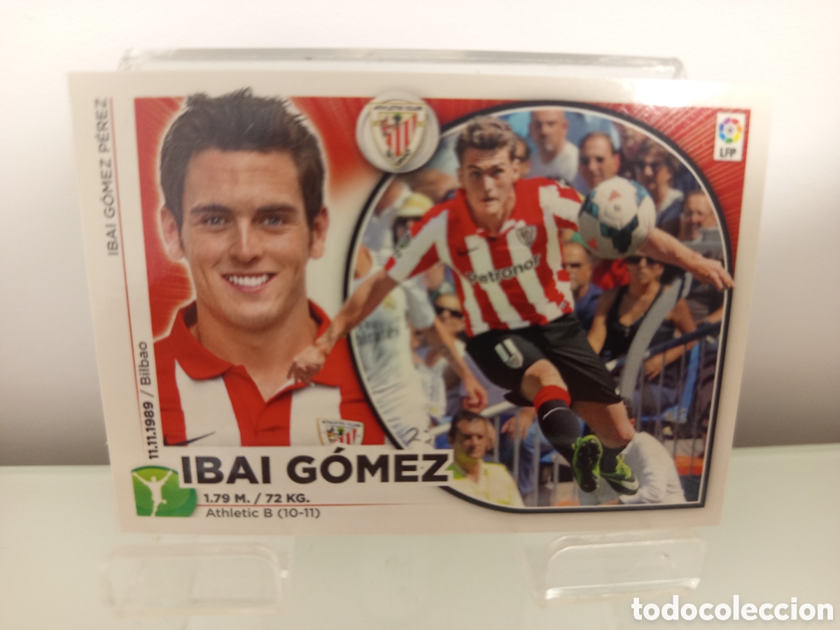 Cromos de F&uacute;tbol: ❇️ CROMO ⚽ IBAI G&Oacute;MEZ ATHLETIC DE BILBAO 14 15 2014 2015 ESTE PANINI SIN PEGAR ❇️