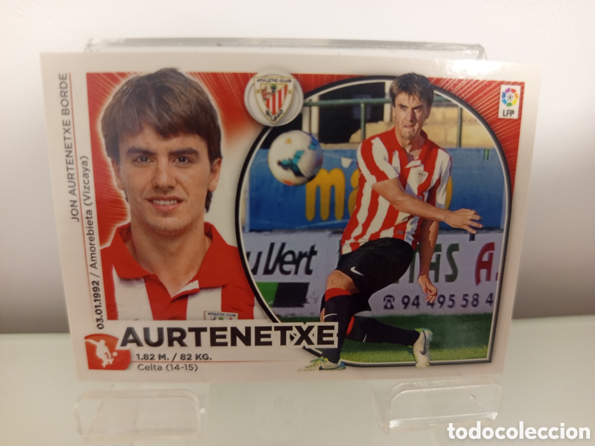Cromos de F&uacute;tbol: ❇️ CROMO ⚽ AURTENETXE ATHLETIC DE BILBAO 14 15 2014 2015 ESTE PANINI SIN PEGAR ❇️