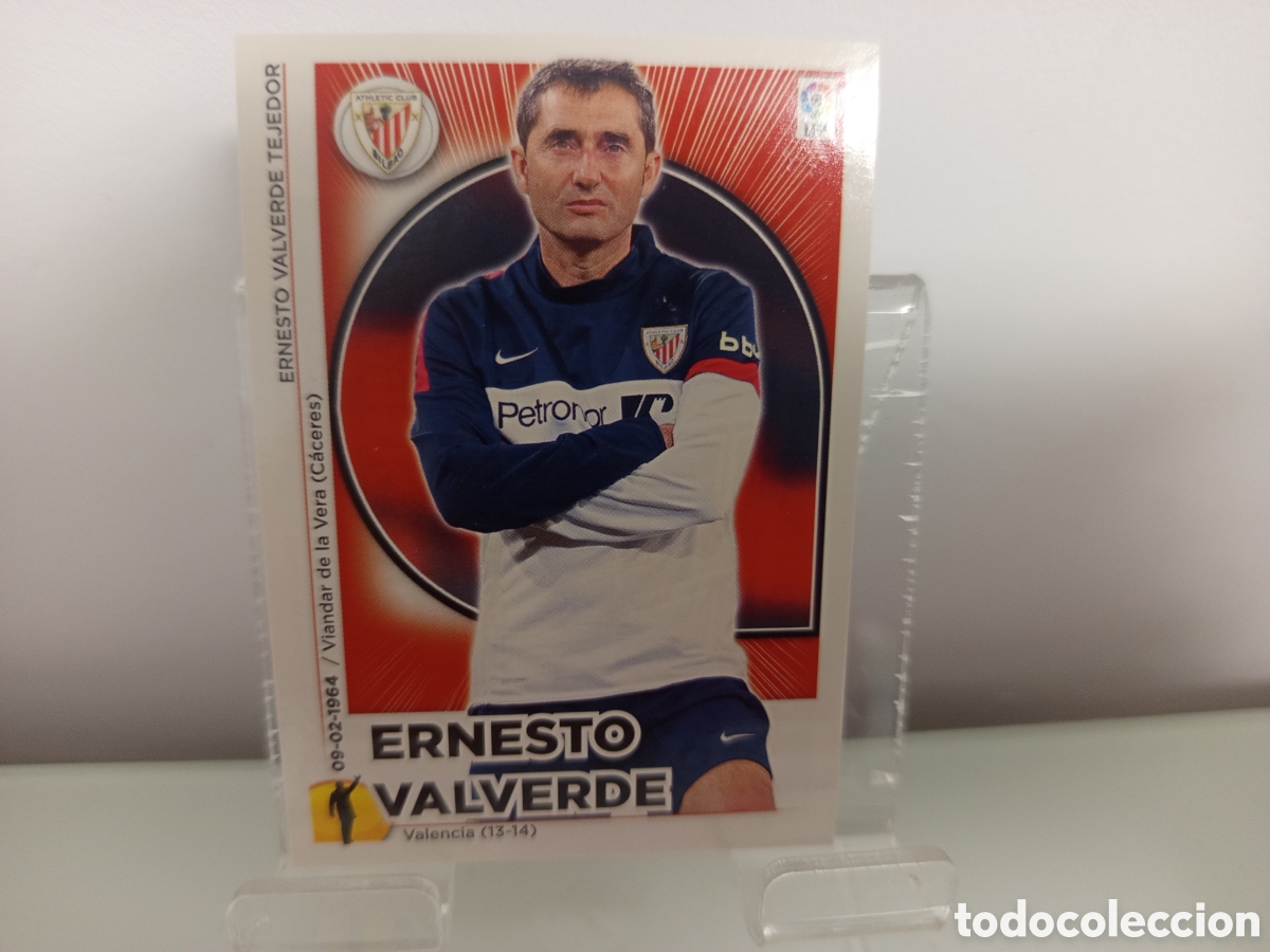 Cromos de F&uacute;tbol: ❇️ CROMO ⚽ ERNESTO VALVERDE ATHLETIC DE BILBAO 14 15 2014 2015 ESTE PANINI SIN PEGAR ❇️