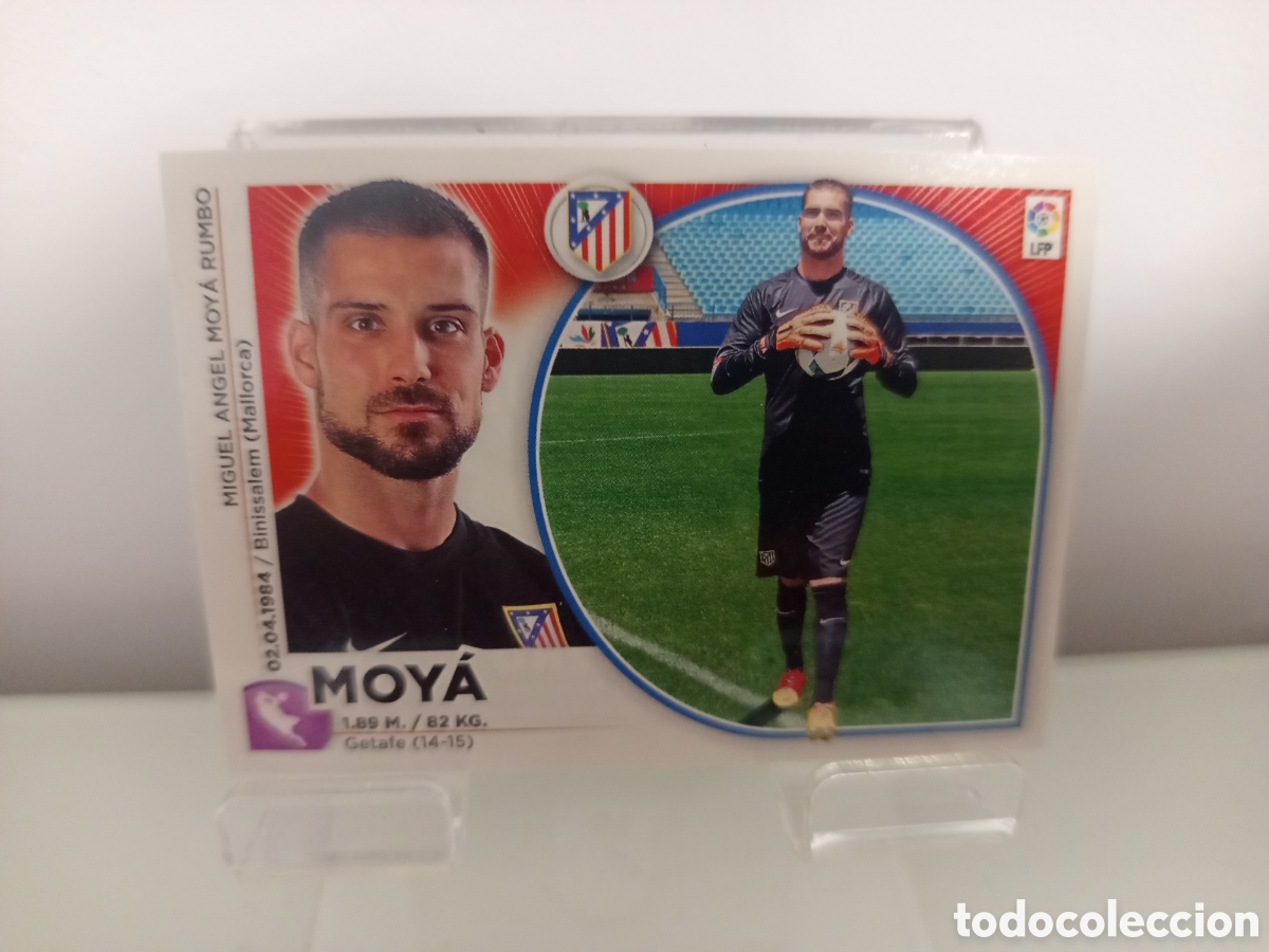 Cromos de F&uacute;tbol: ❇️ CROMO ⚽ MOYA ATL&Eacute;TICO DE MADRID 14 15 2014 2015 ESTE PANINI SIN PEGAR ❇️