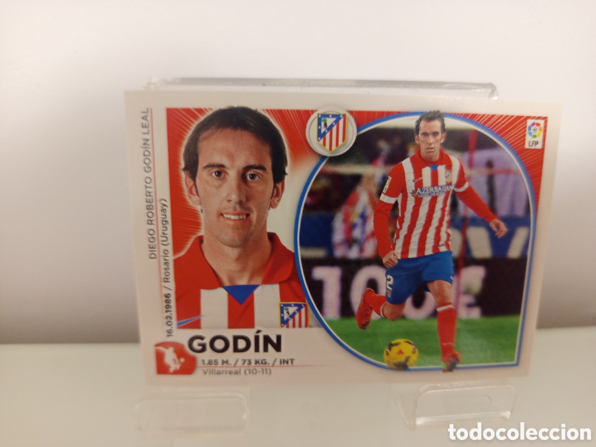 Cromos de F&uacute;tbol: ❇️ CROMO ⚽ GOD&Iacute;N ATL&Eacute;TICO DE MADRID 14 15 2014 2015 ESTE PANINI SIN PEGAR ❇️