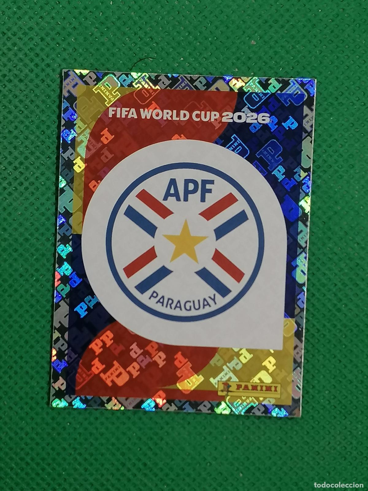 Cromos de F&uacute;tbol: PAR 1 PAR1 ESCUDO PARAGUAY ⚽ PANINI FIFA MUNDIAL WORLD CUP 26 2026 STICKER ⚽