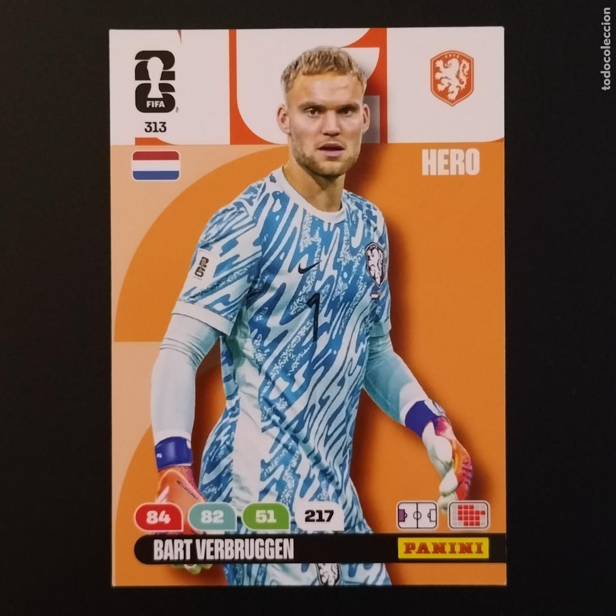 Cromos de F&uacute;tbol: 313 BART VERBRUGGEN PAISES BAJOS CROMOS ADRENALYN XL MUNDIAL 26 2026 FIFA WORLD CUP PANINI