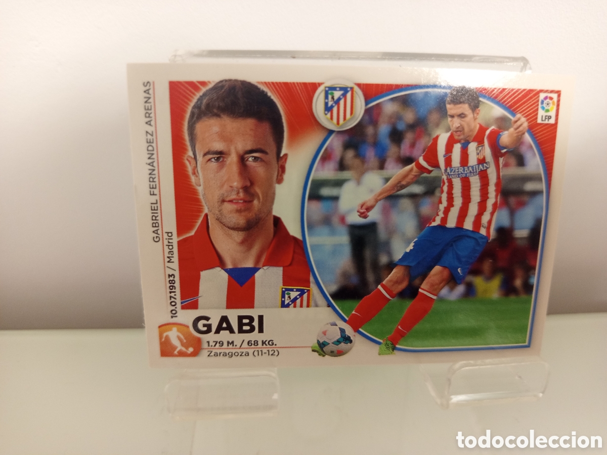 Cromos de F&uacute;tbol: ❇️ CROMO ⚽ GABI ATL&Eacute;TICO DE MADRID 14 15 2014 2015 ESTE PANINI SIN PEGAR ❇️