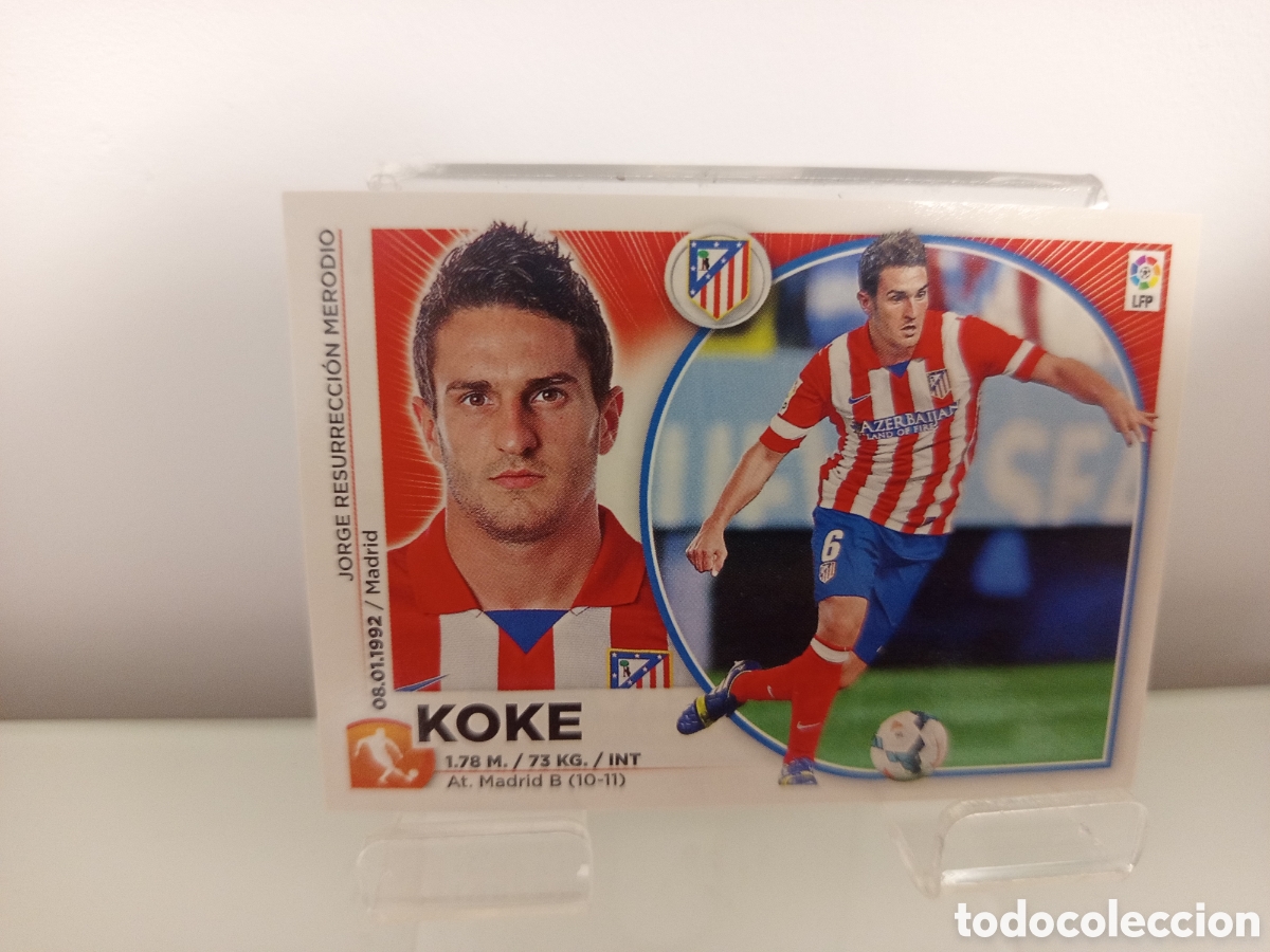 Cromos de F&uacute;tbol: ❇️ CROMO ⚽ KOKE ATL&Eacute;TICO DE MADRID 14 15 2014 2015 ESTE PANINI SIN PEGAR ❇️