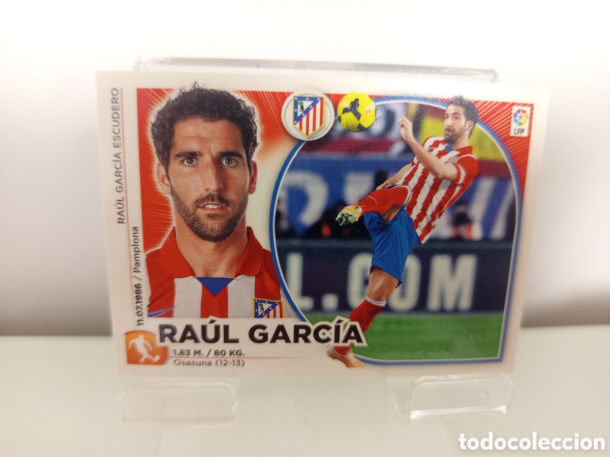 Cromos de F&uacute;tbol: ❇️ CROMO ⚽ RA&Uacute;L GARC&Iacute;A ATL&Eacute;TICO DE MADRID 14 15 2014 2015 ESTE PANINI SIN PEGAR ❇️