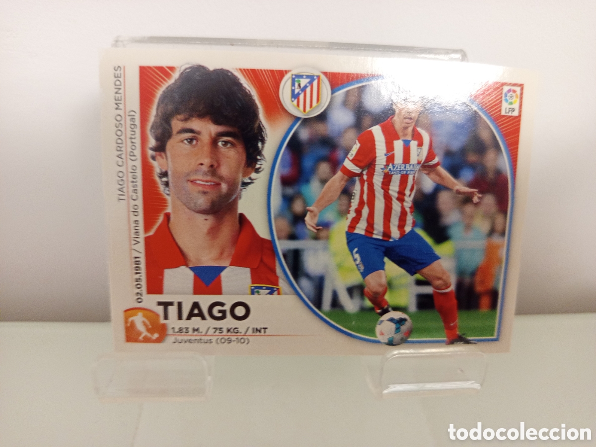 Cromos de F&uacute;tbol: ❇️ CROMO ⚽ TIAGO ATL&Eacute;TICO DE MADRID 14 15 2014 2015 ESTE PANINI SIN PEGAR ❇️