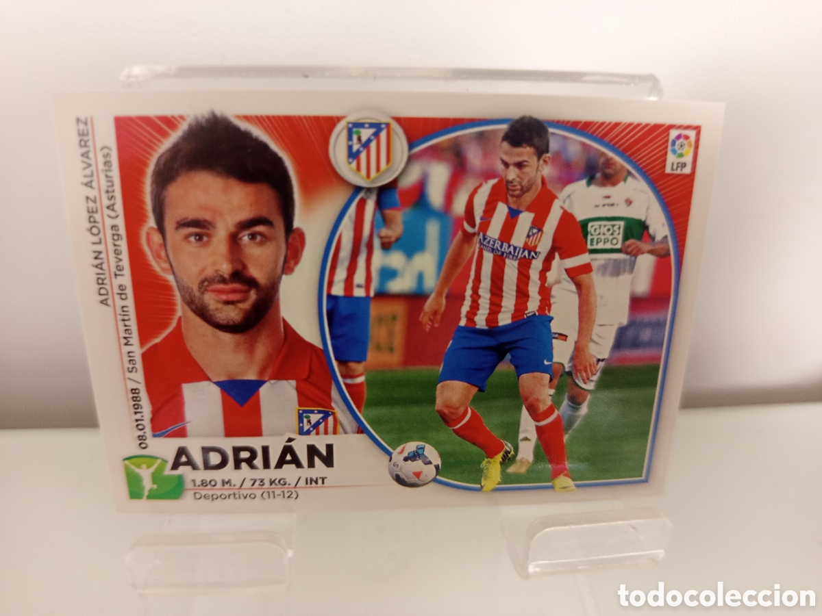 Cromos de F&uacute;tbol: ❇️ CROMO ⚽ ADRI&Aacute;N ATL&Eacute;TICO DE MADRID 14 15 2014 2015 ESTE PANINI SIN PEGAR ❇️