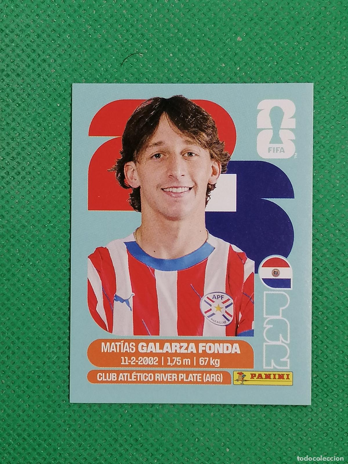 Cromos de F&uacute;tbol: PAR 14 PAR14 MATIAS GALARZA FONDA PARAGUAY ⚽ PANINI FIFA MUNDIAL WORLD CUP 26 2026 STICKER ⚽