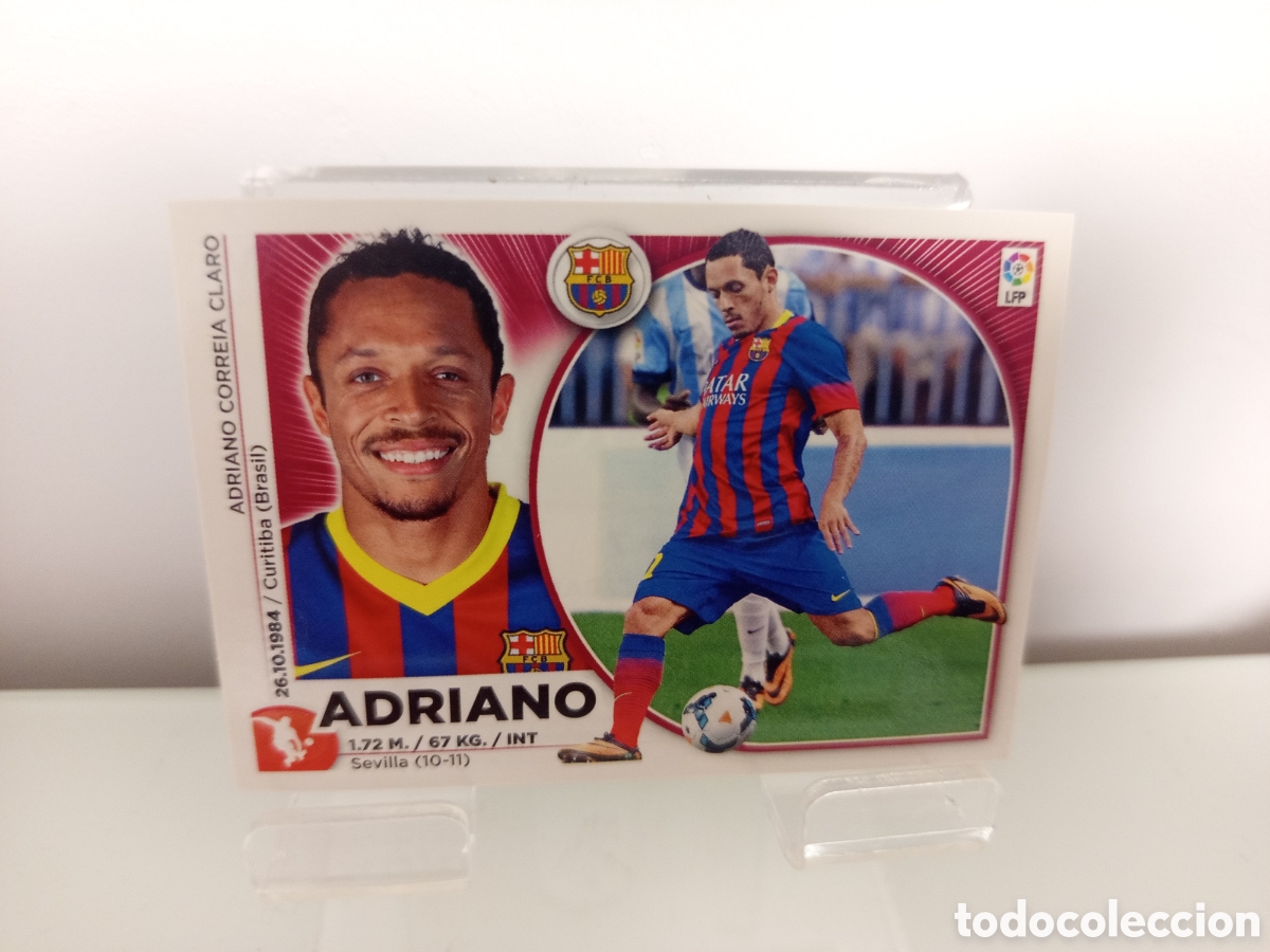 Fu&szlig;ball-Sticker: ❇️ CROMO ⚽ ADRIANO BARCELONA 14 15 2014 2015 ESTE PANINI SIN PEGAR ❇️
