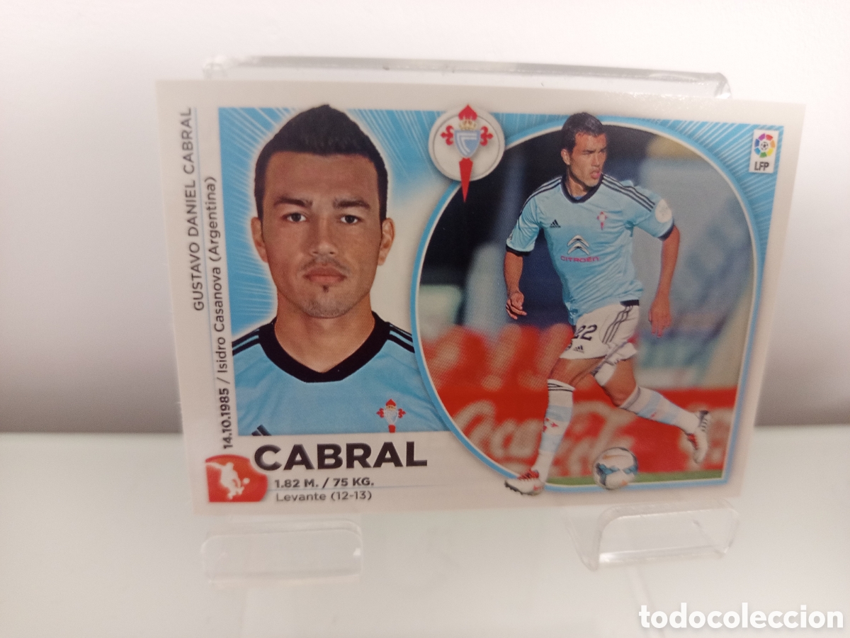 Cromos de F&uacute;tbol: ❇️ CROMO ⚽ CABRAL CELTA DE VIGO 14 15 2014 2015 ESTE PANINI SIN PEGAR ❇️