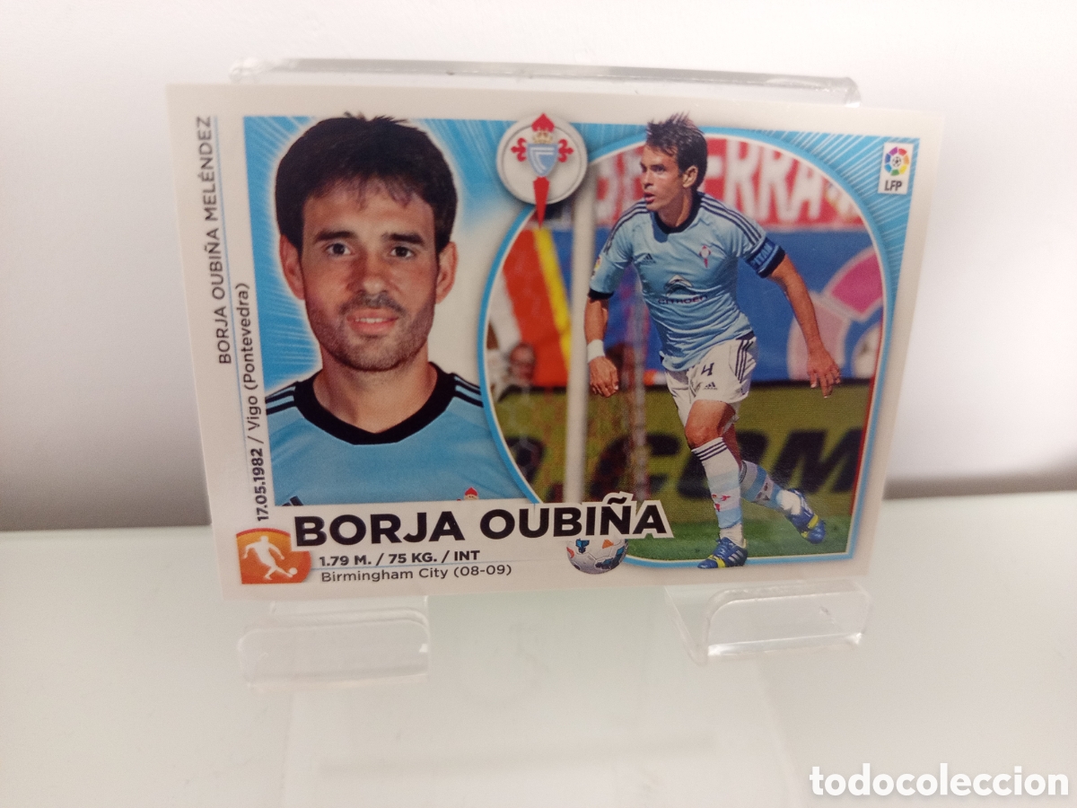 Cromos de F&uacute;tbol: ❇️ CROMO ⚽ BORJA OUBI&Ntilde;A CELTA DE VIGO 14 15 2014 2015 ESTE PANINI SIN PEGAR ❇️