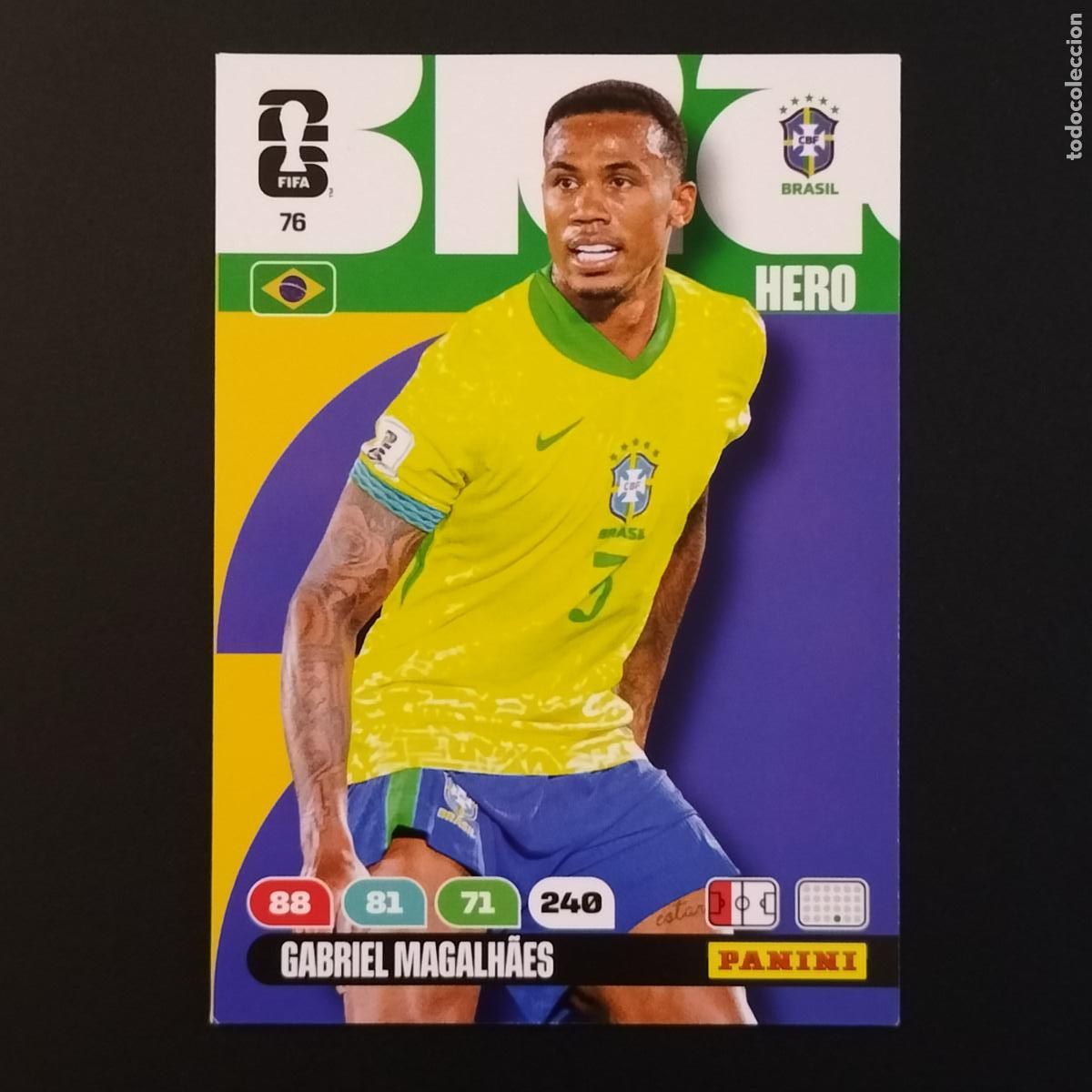 Cromos de F&uacute;tbol: 76 GABRIEL MAGALHAES BRASIL CROMOS ADRENALYN XL MUNDIAL 26 2026 FIFA WORLD CUP PANINI