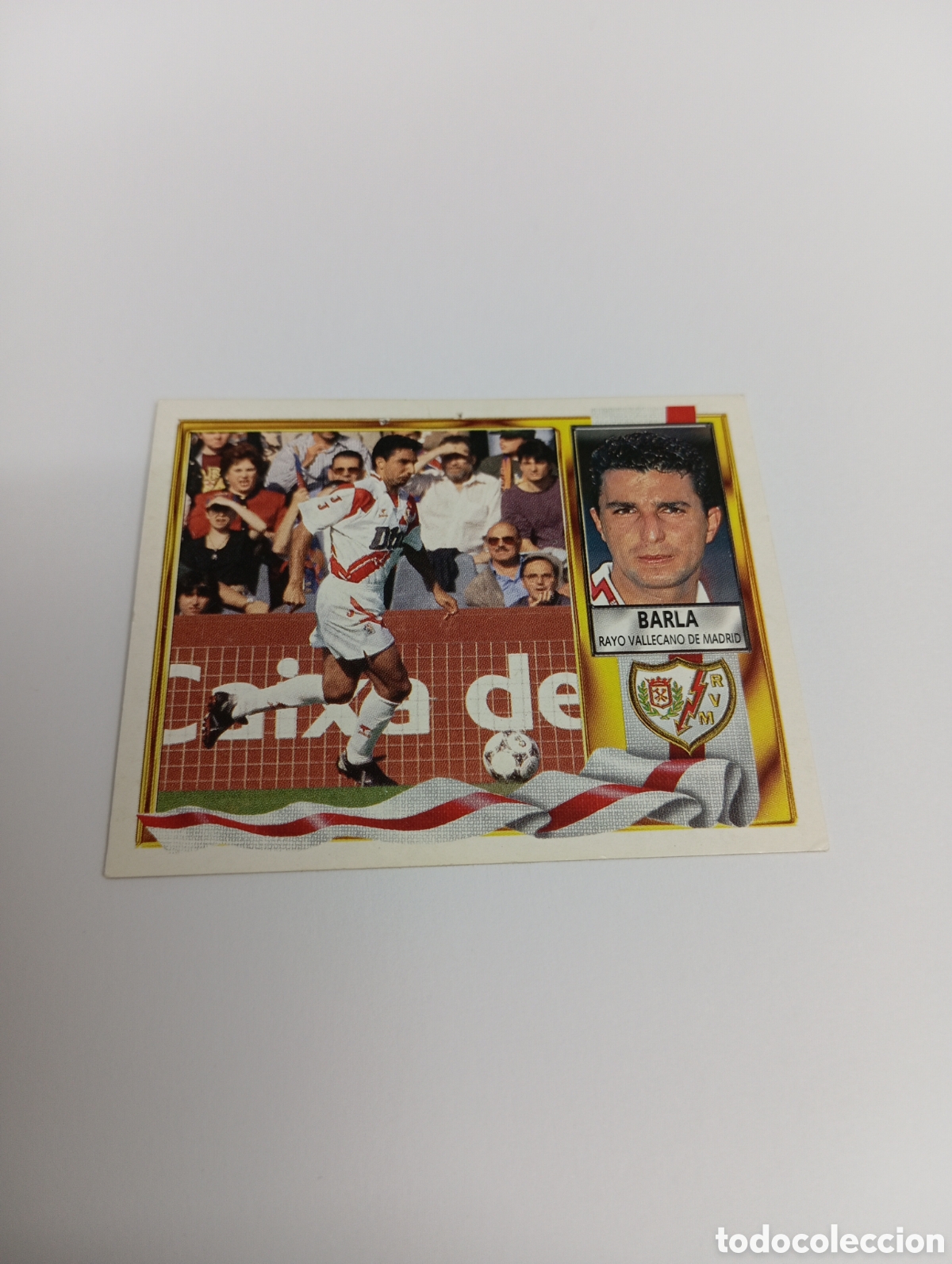 Cromos de F&uacute;tbol: BARLA Rayo Vallecano Liga Este 1995 1996 NUEVO SIN PEGAR PANINI 95 96