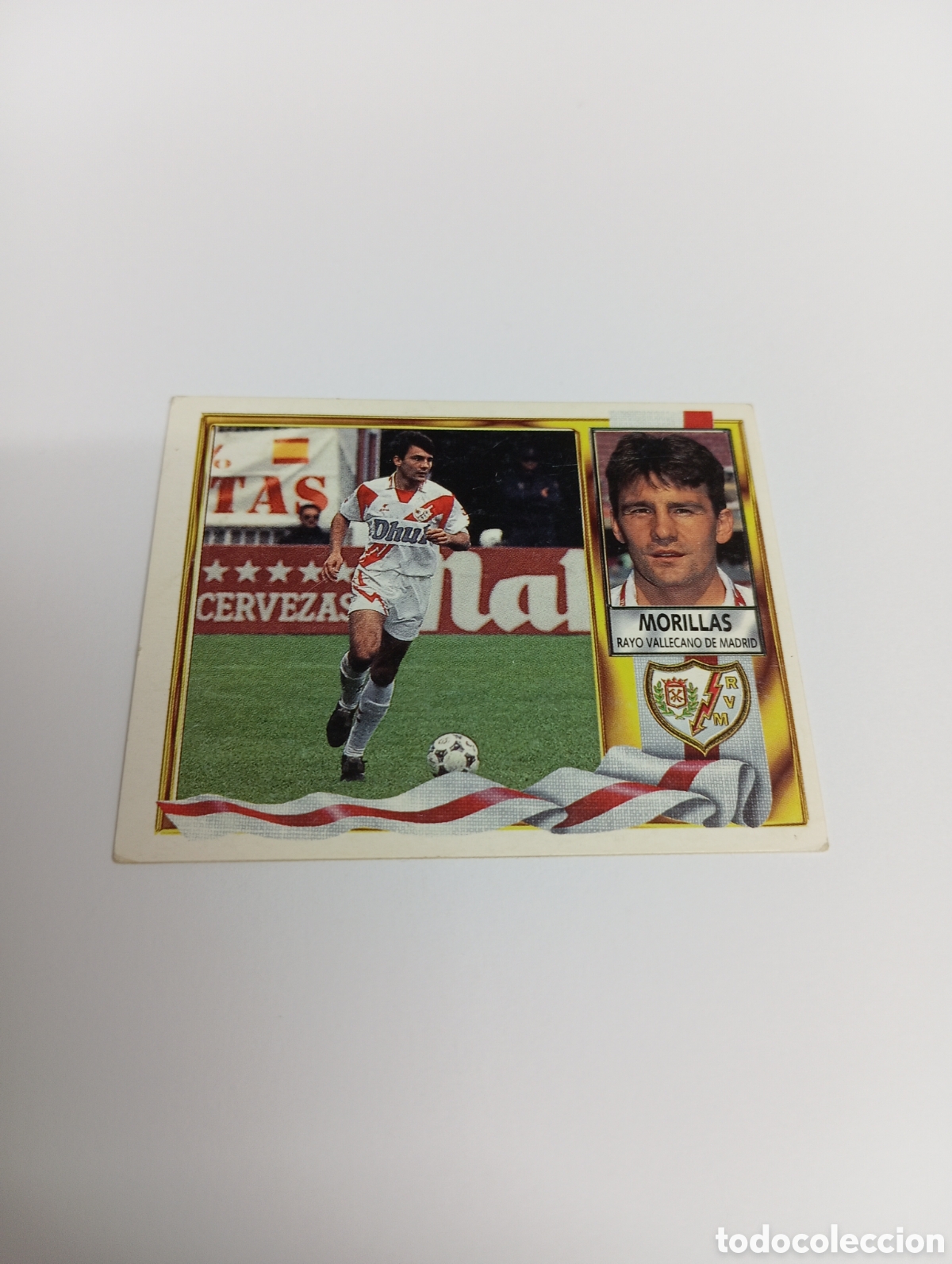 Cromos de F&uacute;tbol: MORILLAS Rayo Vallecano Liga Este 1995 1996 NUEVO SIN PEGAR PANINI 95 96