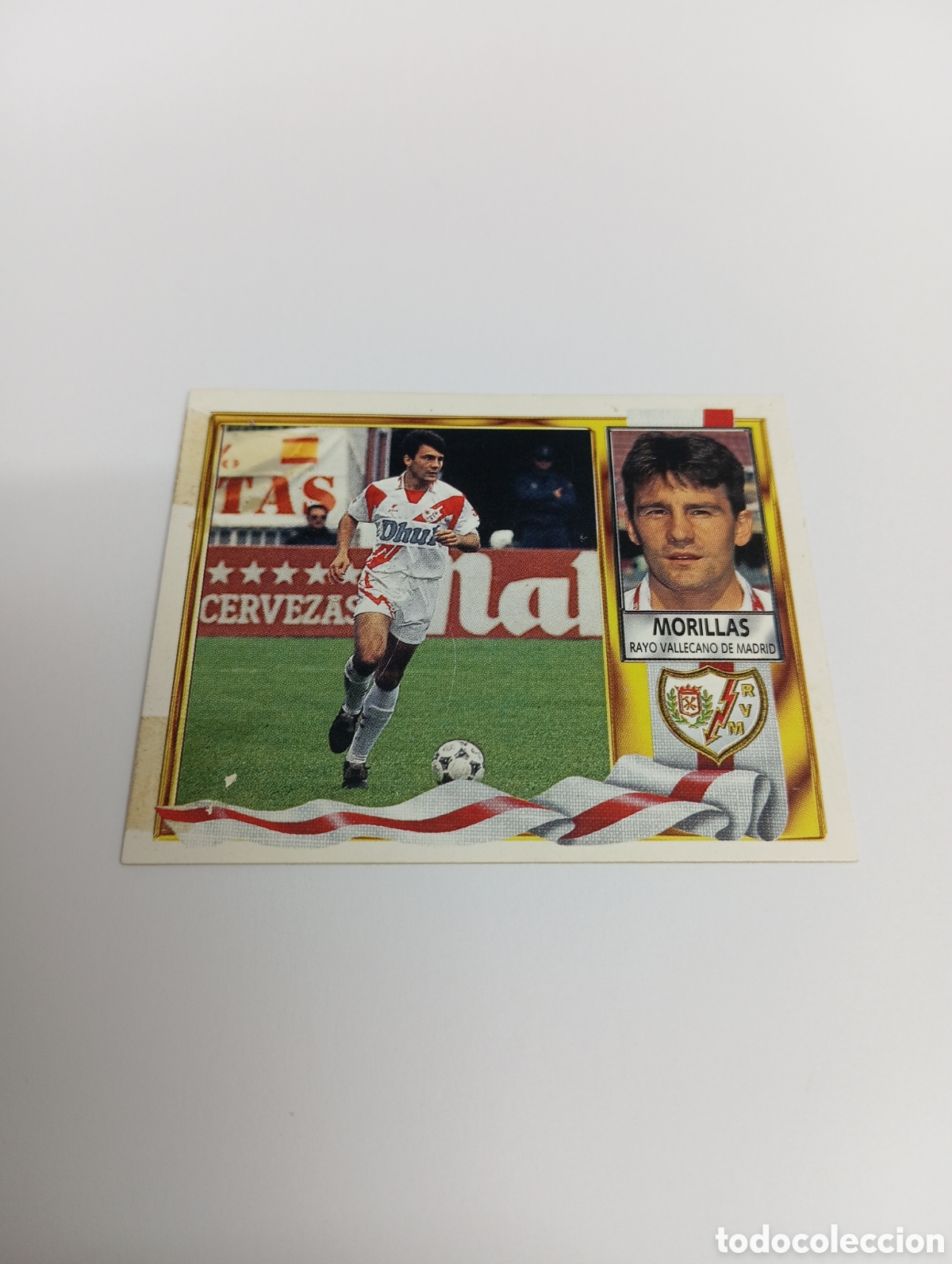 Cromos de F&uacute;tbol: MORILLAS Rayo Vallecano Liga Este 1995 1996 NUEVO SIN PEGAR PANINI 95 96