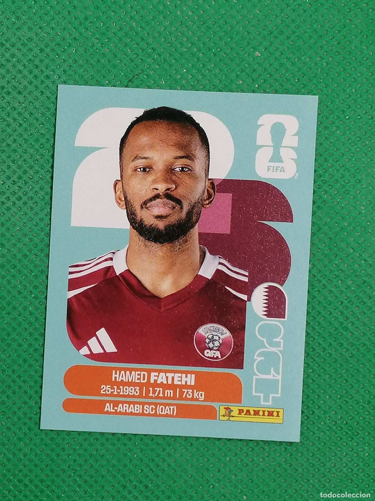 Cartes &agrave; collectionner de Football: QAT 12 QAT12 HAMED FATEHI QATAR ⚽ PANINI FIFA MUNDIAL WORLD CUP 26 2026 STICKER ⚽