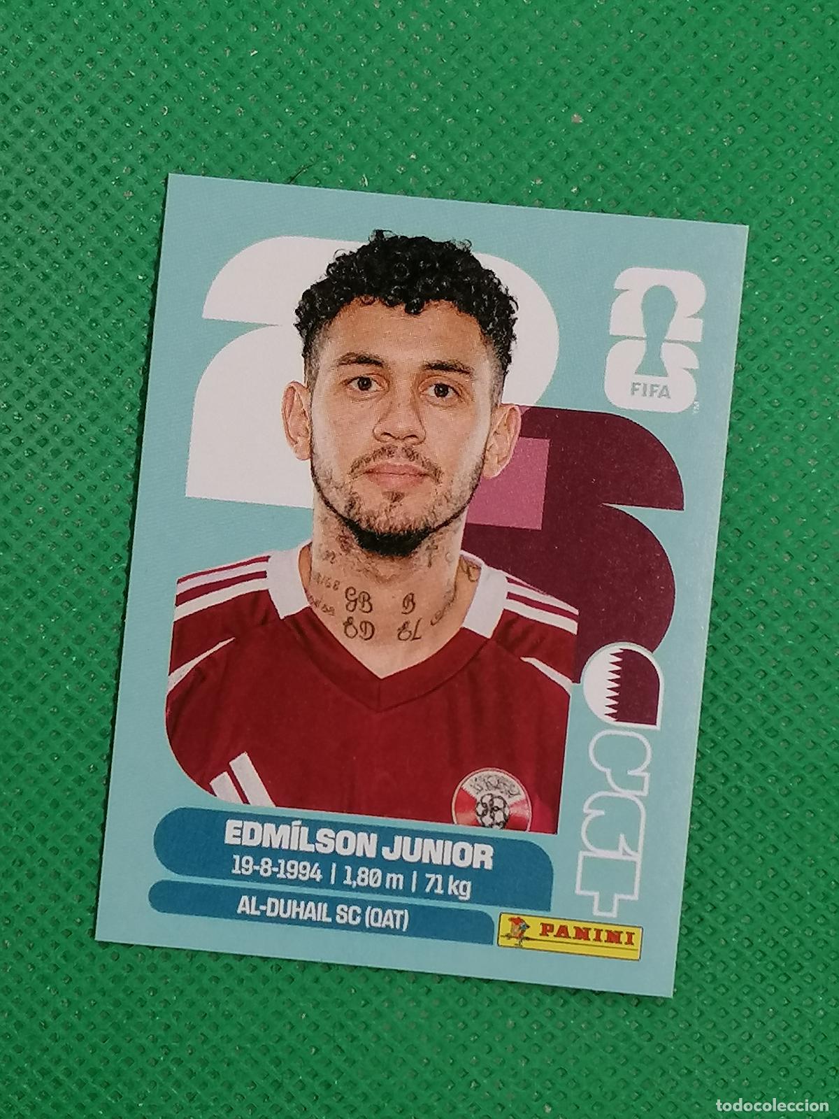 Cromos de F&uacute;tbol: QAT 17 QAT17 EDMILSON JUNIOR QATAR ⚽ PANINI FIFA MUNDIAL WORLD CUP 26 2026 STICKER ⚽