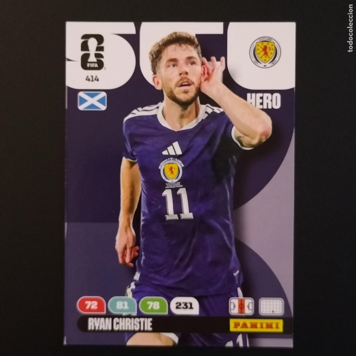 Cromos de F&uacute;tbol: 414 RYAN CHRISTIE ESCOCIA CROMOS ADRENALYN XL MUNDIAL 26 2026 FIFA WORLD CUP PANINI