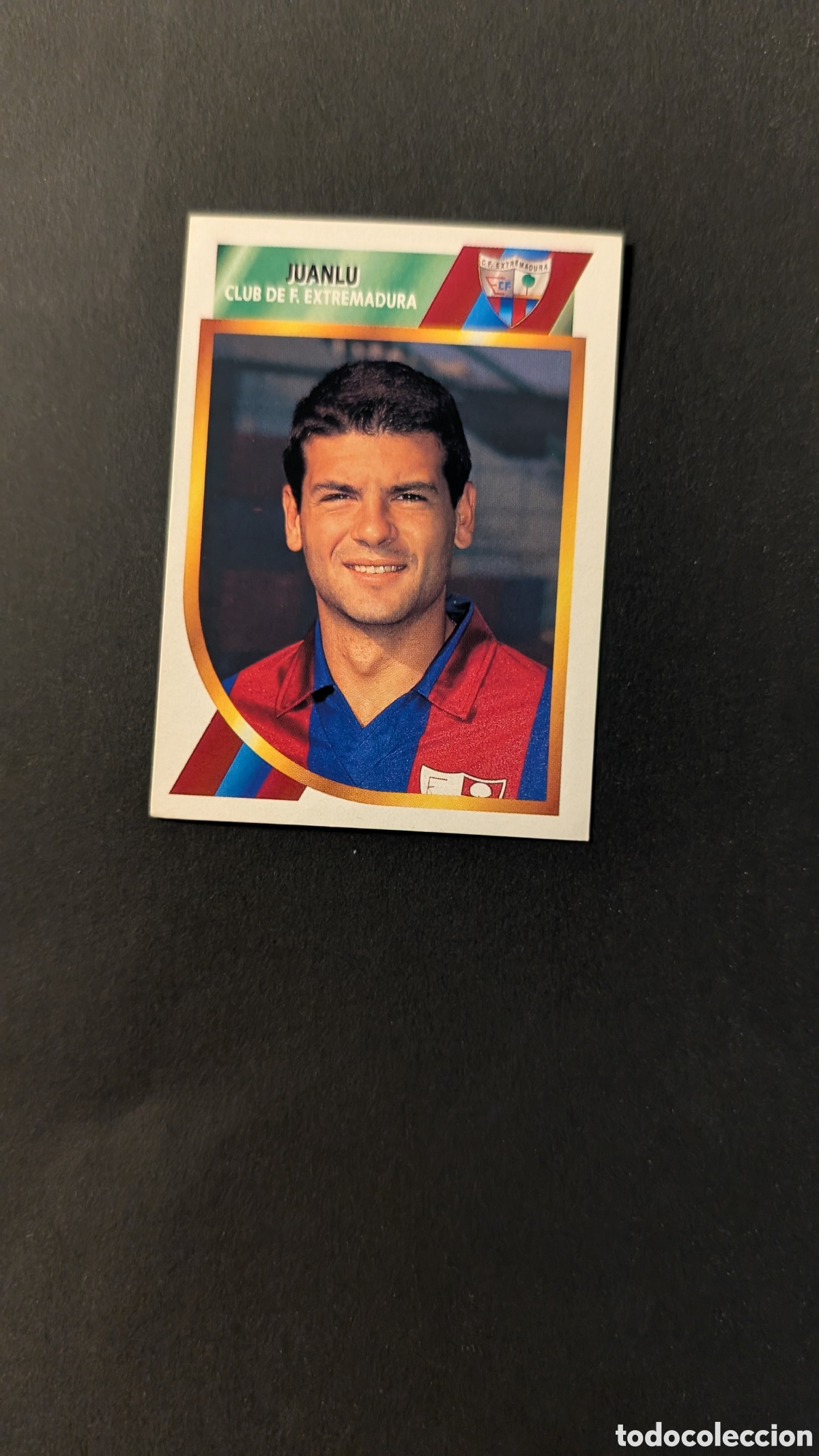 Football Stickers: JUANLU EXTREMADURA 2 SEGUNDA DIVISION LIGA ESTE 1994/95 94 95 NUNCA PEGADO