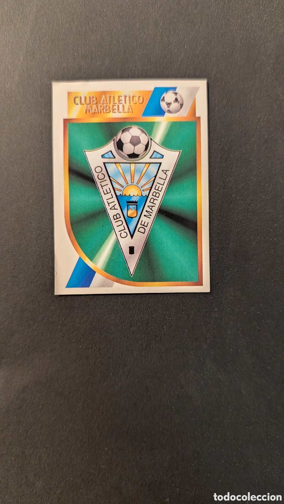 Cromos de Futebol: ESCUDO MARBELLA 2 SEGUNDA DIVISION LIGA ESTE 1994/95 94 95 NUNCA PEGADO
