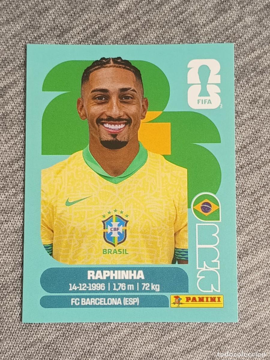 Cromos de F&uacute;tbol: RAPHINHA BRA 19 STICKER MUNDIAL 2026 PANINI FIFA WORLD CUP NUEVO