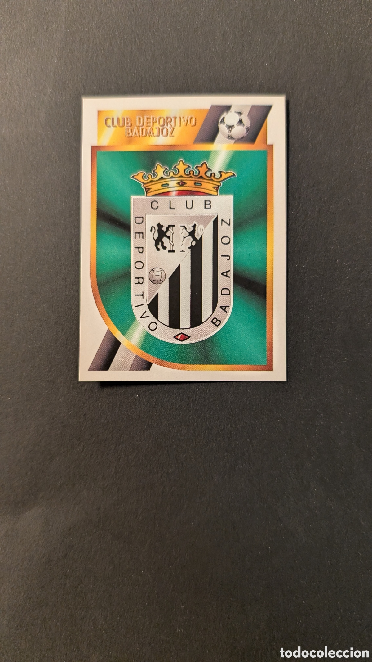Cromos de F&uacute;tbol: ESCUDO BADAJOZ 2 SEGUNDA DIVISION LIGA ESTE 1994/95 94 95 NUNCA PEGADO