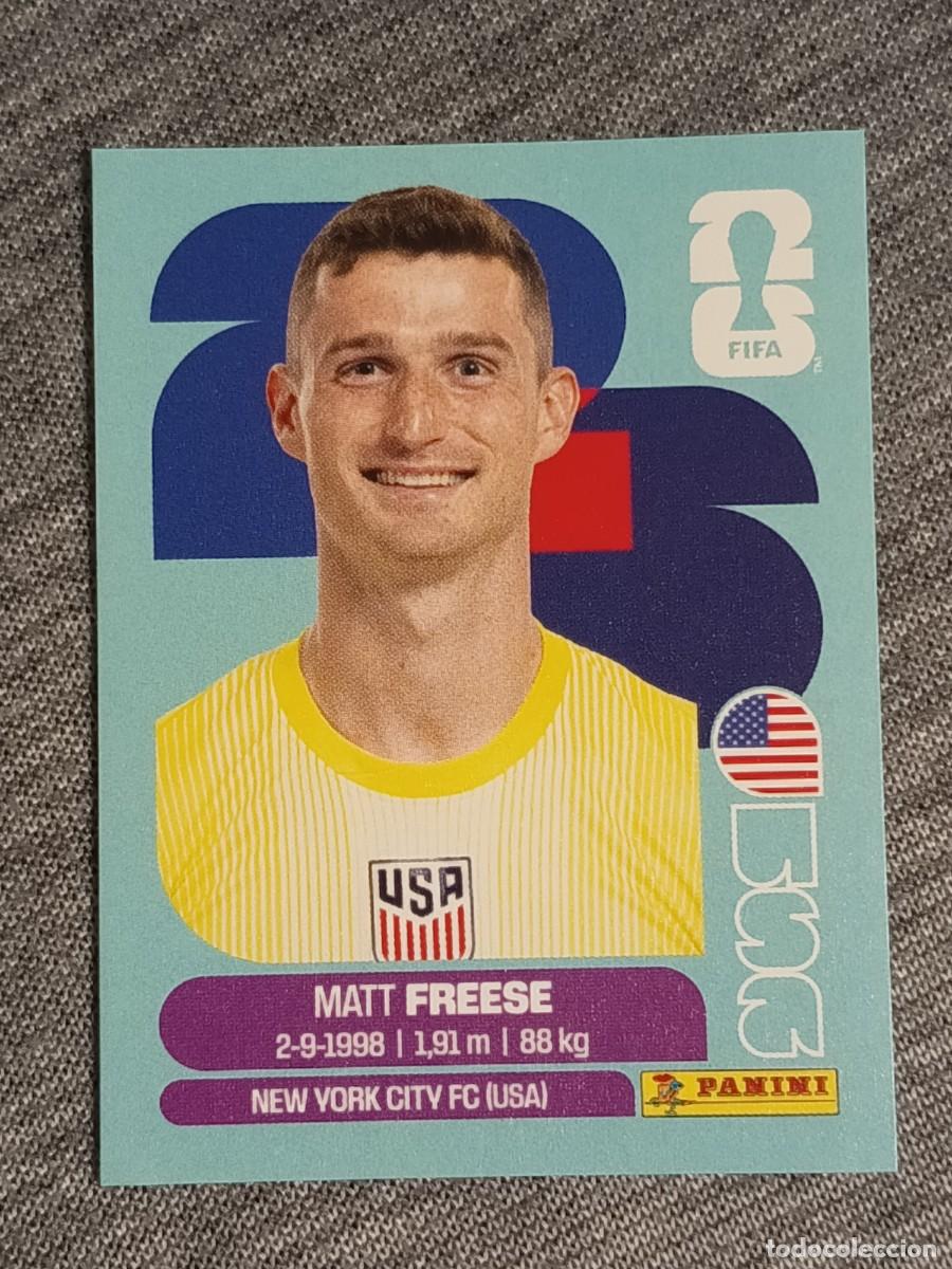Cromos de F&uacute;tbol: FREESE USA 2 STICKER MUNDIAL 2026 PANINI FIFA WORLD CUP NUEVO