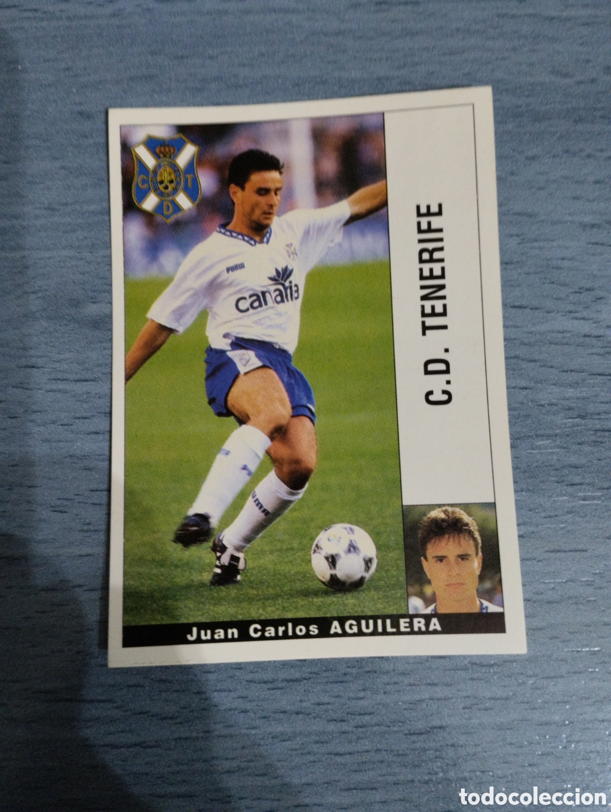 Cromos de F&uacute;tbol: Cromo Panini liga 95 96 Aguilera Tenerife sin pegar