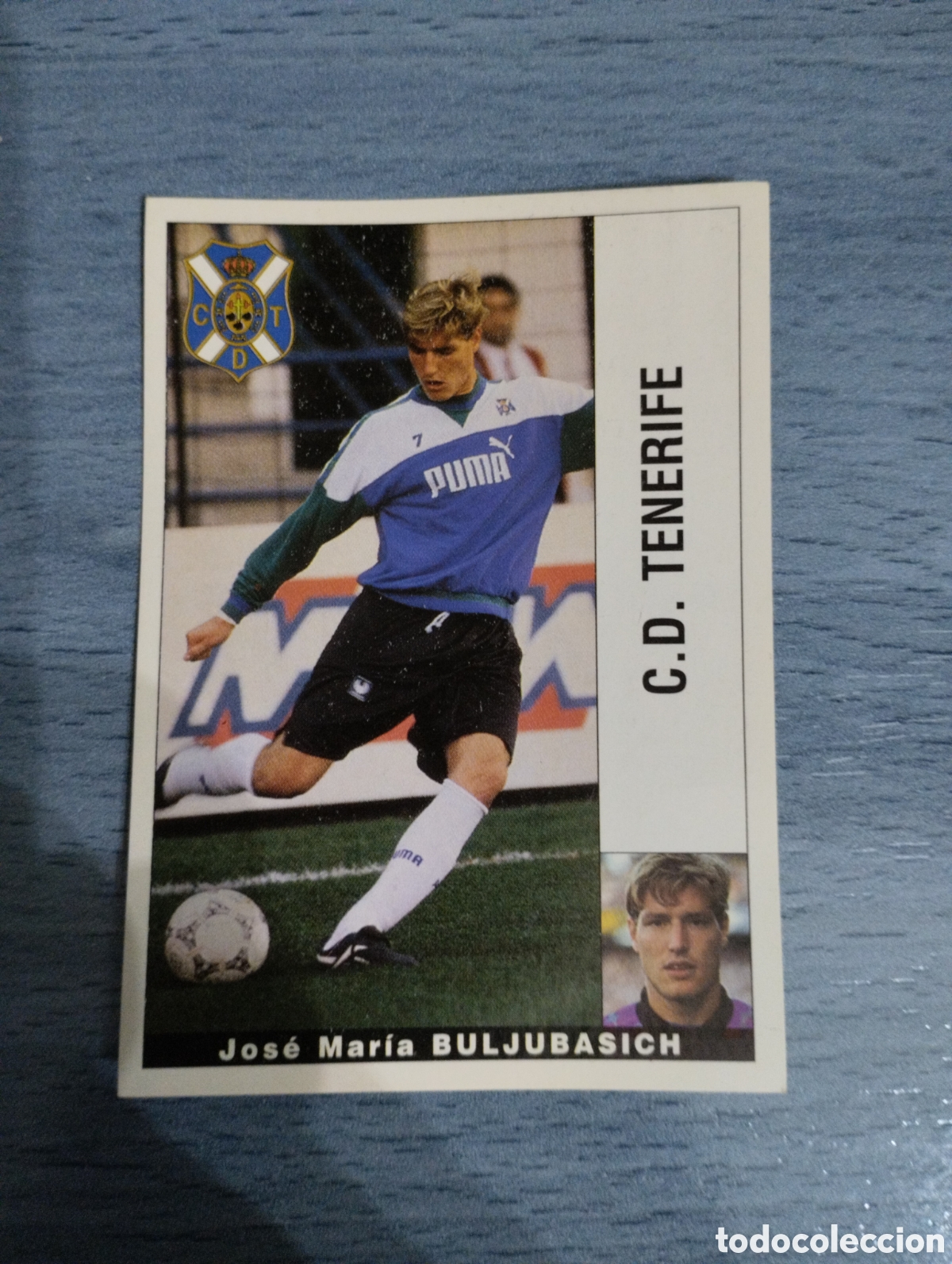 Cromos de F&uacute;tbol: Cromo Panini liga 95 96 buljubasich Tenerife sin pegar