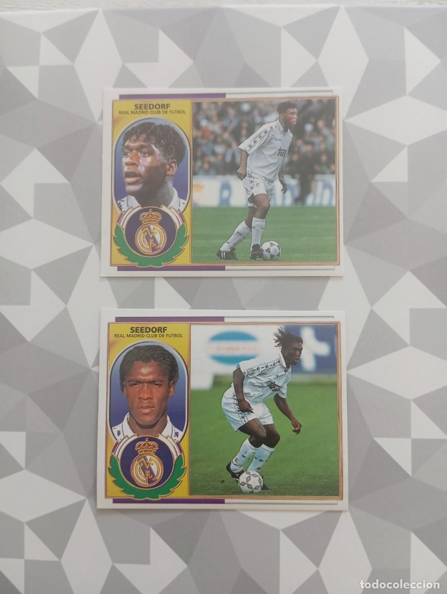 Cromos de F&uacute;tbol: Clarence Seedorf Doble versi&oacute;n Liga Este 96/97 Sin pegar