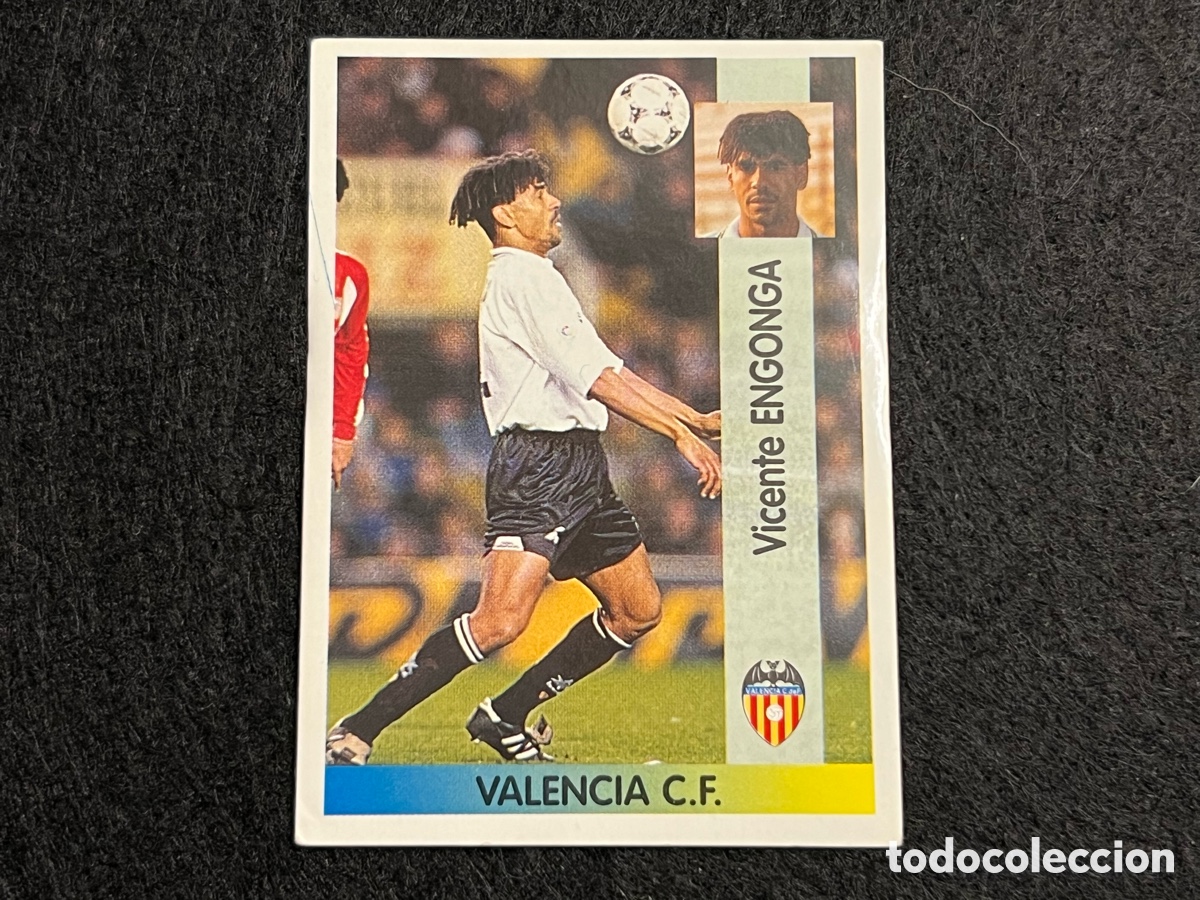 Cromos de F&uacute;tbol: CROMO ENGONGA VALENCIA CF NUMERO 21 LIGA 96-97 1996-1997 SIN PEGAR