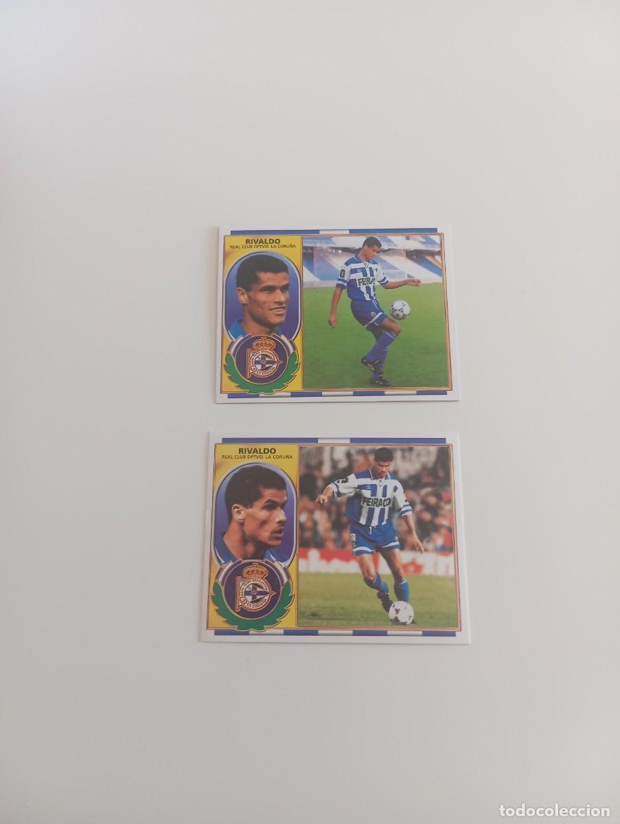 Cromos de F&uacute;tbol: Rivaldo coloca doble versi&oacute;n Liga Este 96/97 SIN PEGAR
