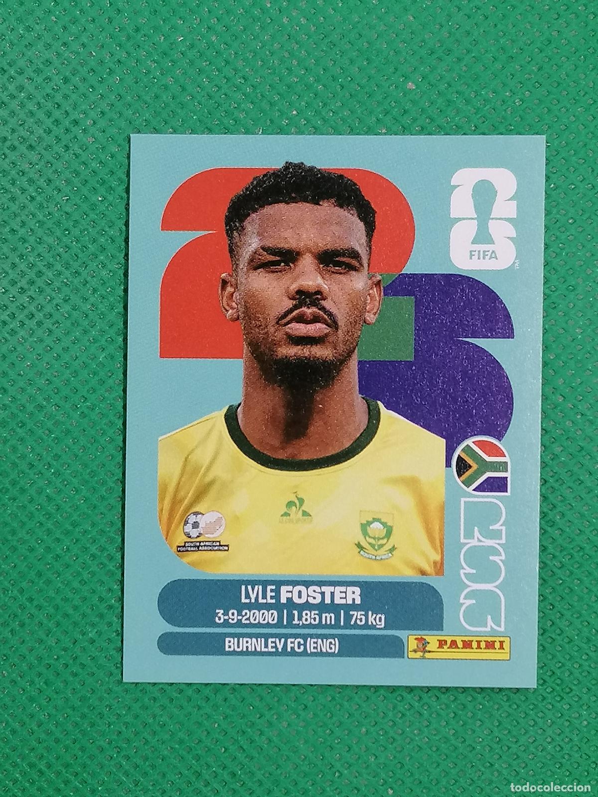 Cromos de F&uacute;tbol: RSA 17 RSA17 LYLE FOSTER SUDAFRICA ⚽ PANINI FIFA MUNDIAL WORLD CUP 26 2026 STICKER ⚽